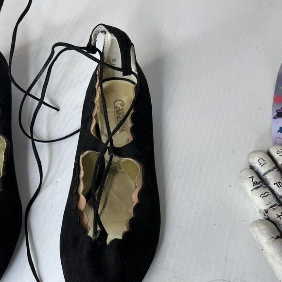 Stein Mart Distressed Leather Tote Camel Colored Tan Leopard Inside Tassel EUC - Picture 2 of 9